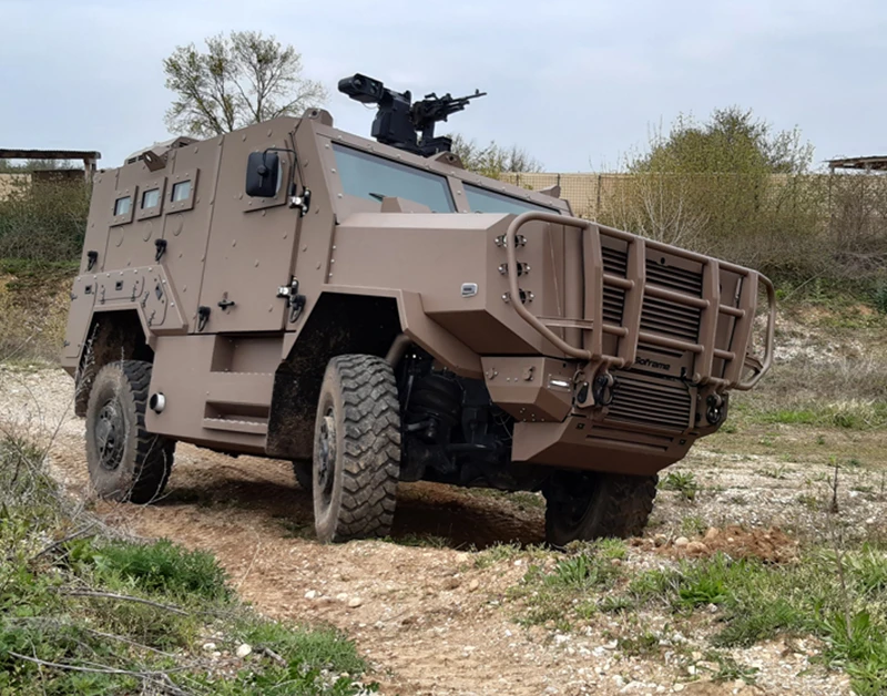 SOFRAME ha sido capaz de poner a punto un diseño de blindado efectivo, compacto y a un precio muy atractivo. Foto: SOFRAME